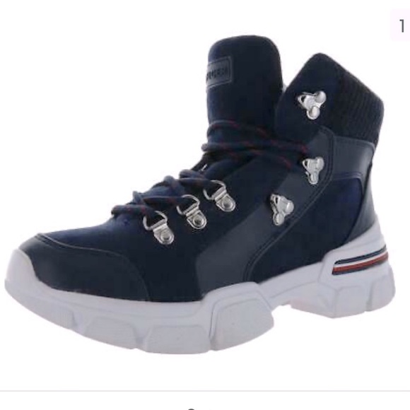 Tommy Hilfiger Shoes - TOMMY HILFIGER ⭐️ nesser navy suede sneaker boots